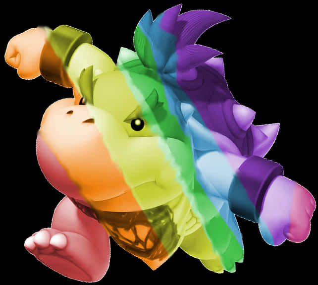 ภาพศิลปะ Bowser สีสันสดใส วอลเปเปอร์