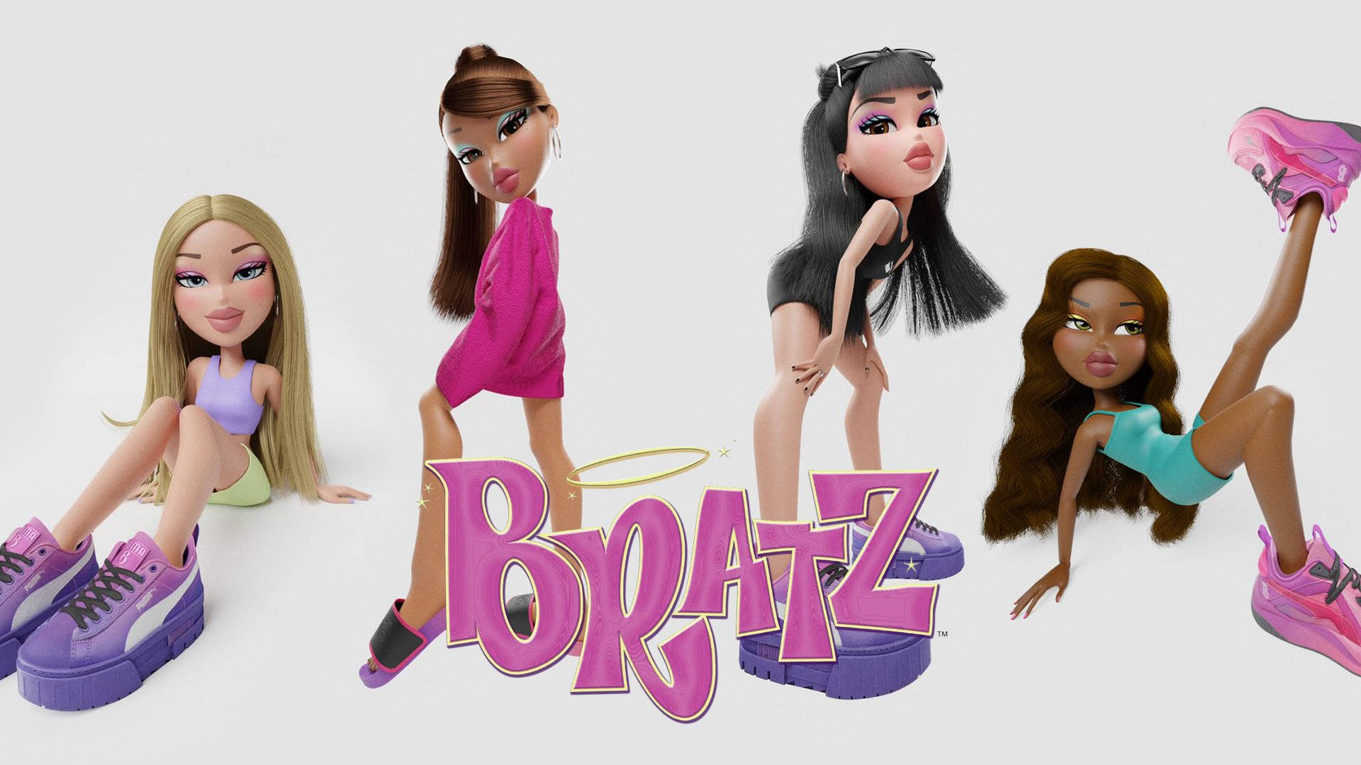 รองเท้าน่ารักสไตล์ Bratz Aesthetic วอลเปเปอร์