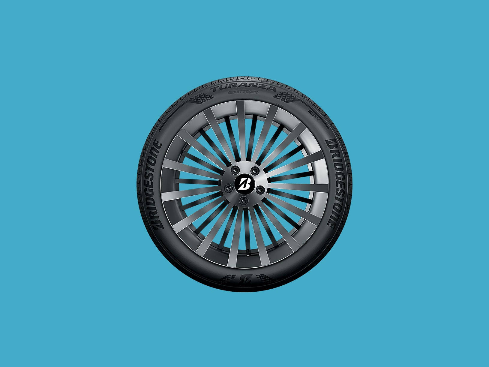 ภาพคุณภาพสูงของยาง Bridgestone Turanza QuietTrack วอลเปเปอร์