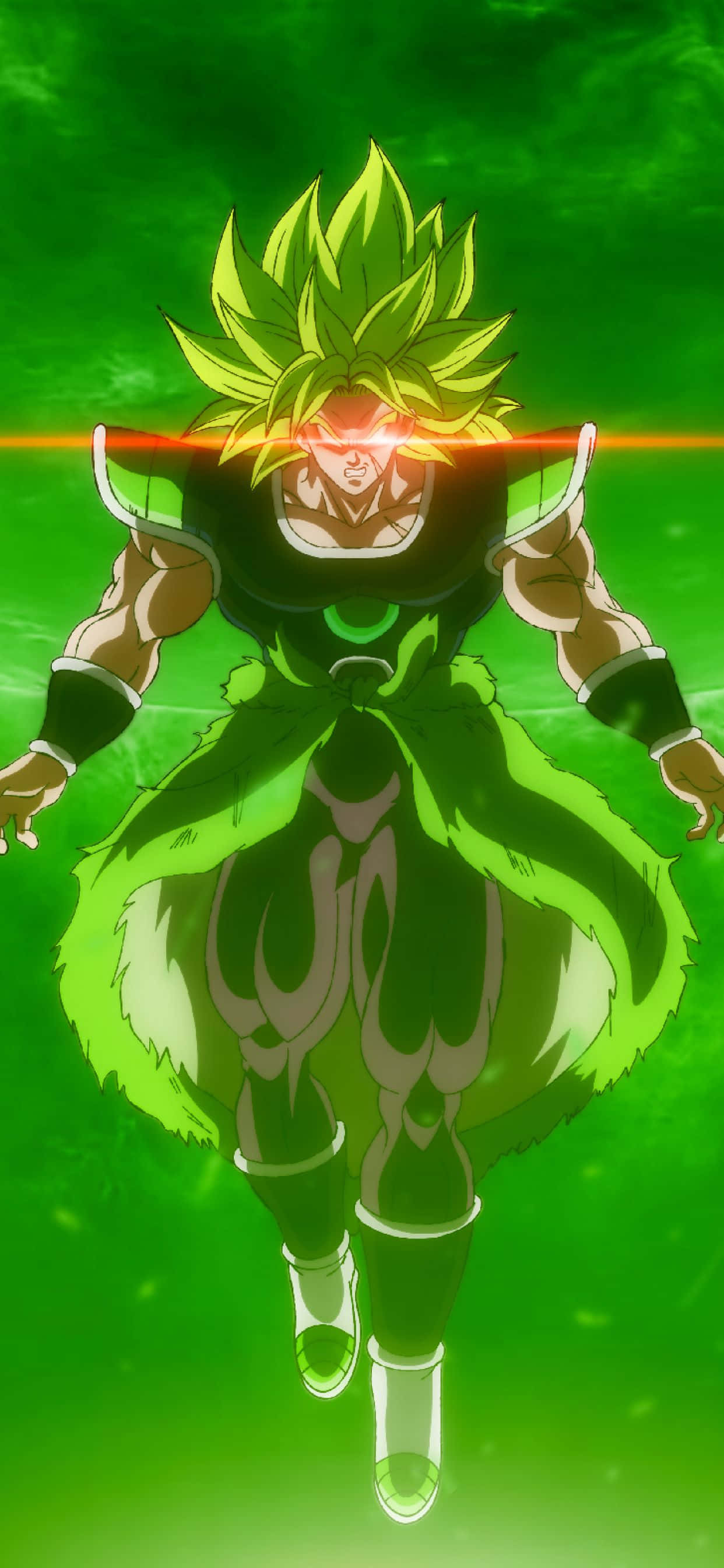 โชว์สไตล์ของคุณด้วย Broly iPhone วอลเปเปอร์