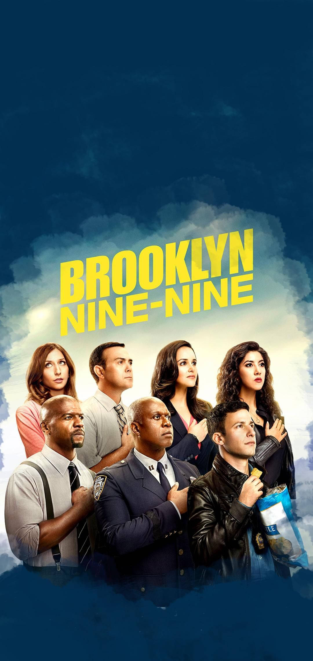 Brooklyn Nine Nine แฟนอาร์ตสีน้ำเงิน วอลเปเปอร์