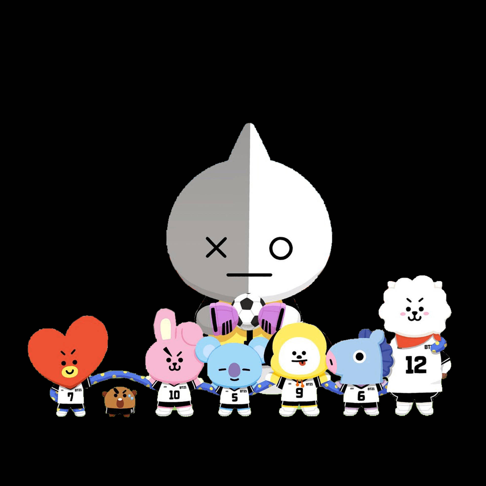 ทีมฟุตบอลแวน BT21 วอลเปเปอร์