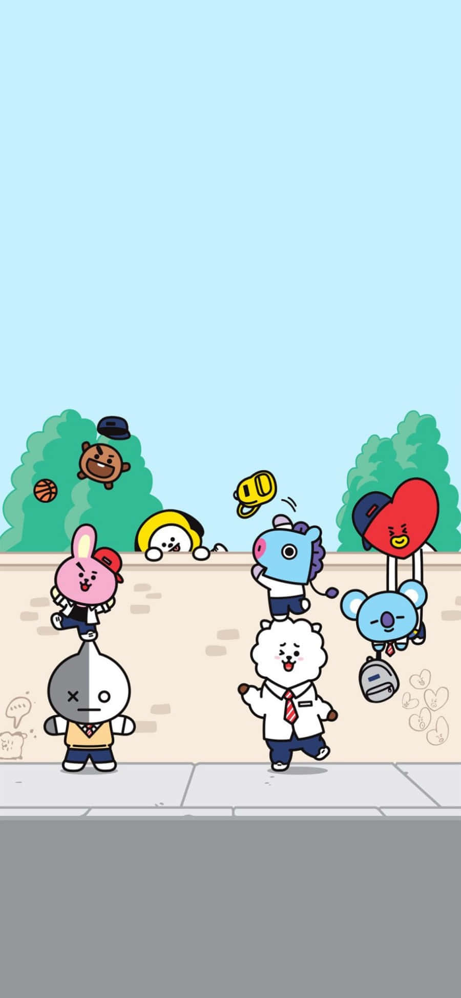 สัมผัสโลกแห่งจินตนาการกับ BT21 วอลเปเปอร์