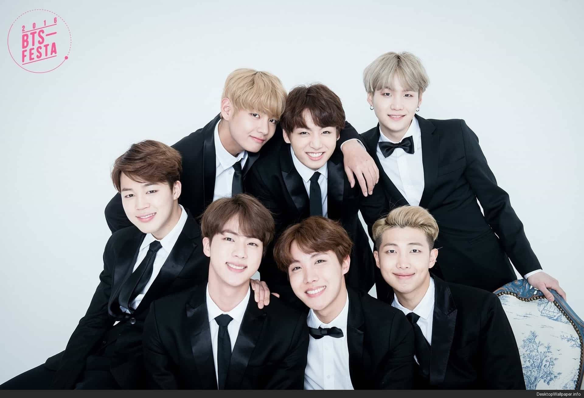 BTS ชุดดำ 2020 วอลเปเปอร์