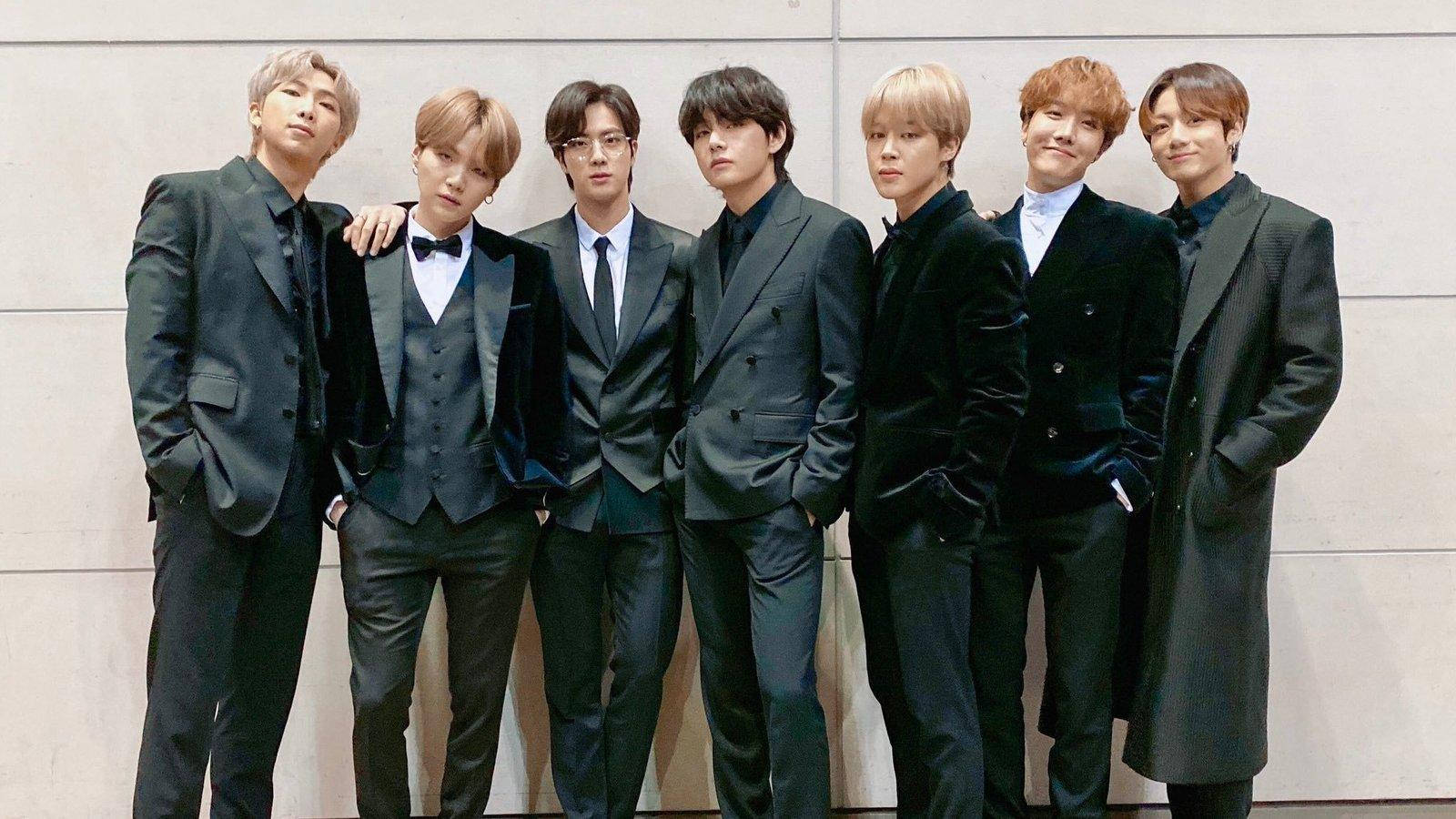 BTS 2020 ชุดสูทดำ — Bts วอลเปเปอร์