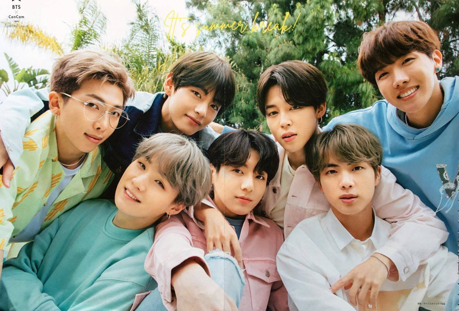 ภาพกลุ่มน่ารักของ BTS ปี 2021 สำหรับเดสก์ท็อป วอลเปเปอร์