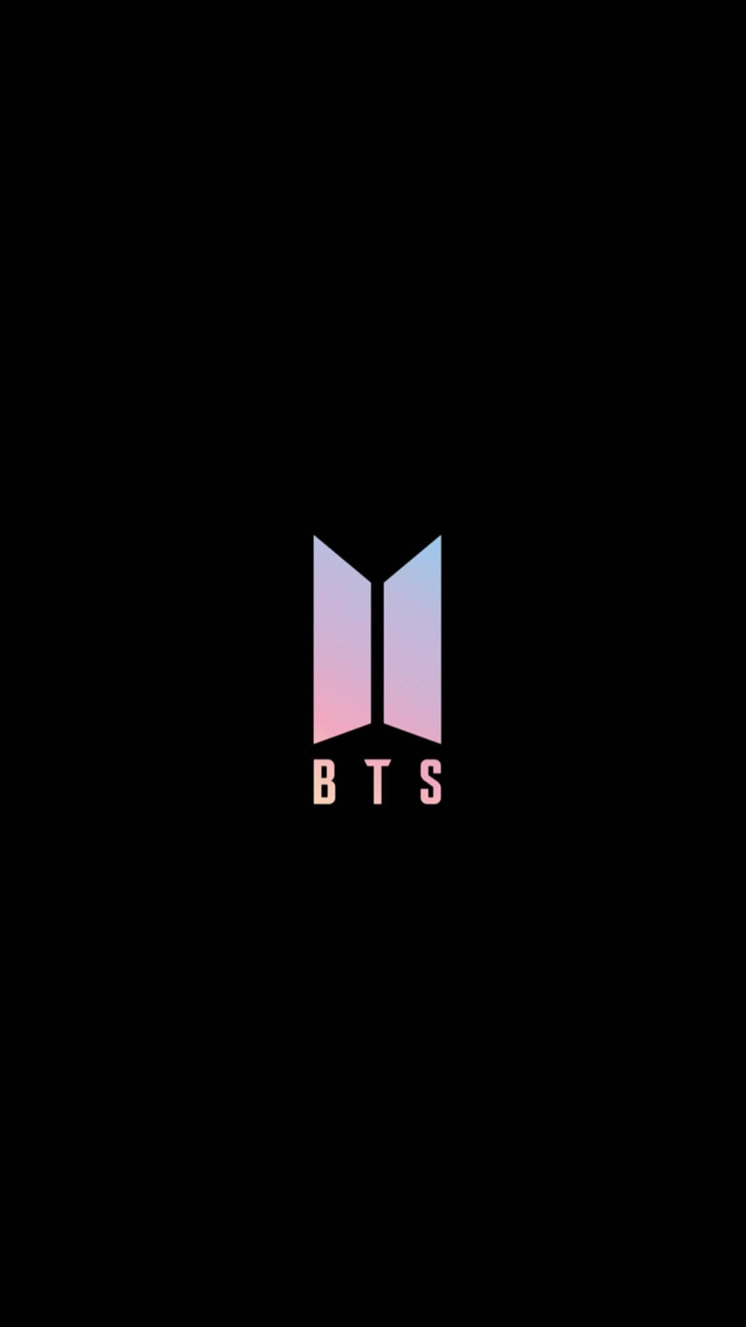 ภาพล็อคสกรีนโลโก้สีม่วง BTS วอลเปเปอร์
