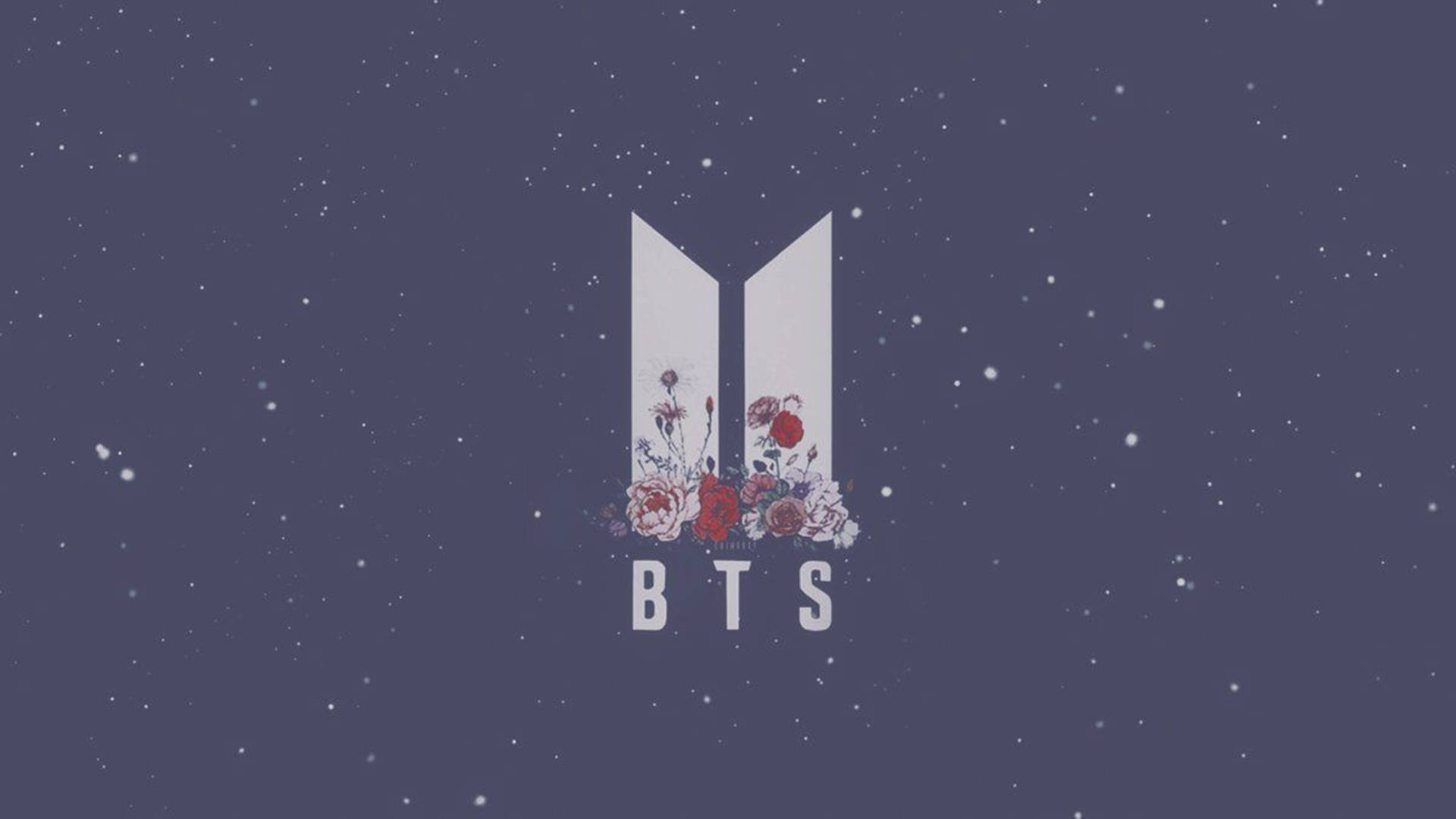 โลโก้ BTS สไตล์สวยงามสำหรับแล็ปท็อป วอลเปเปอร์
