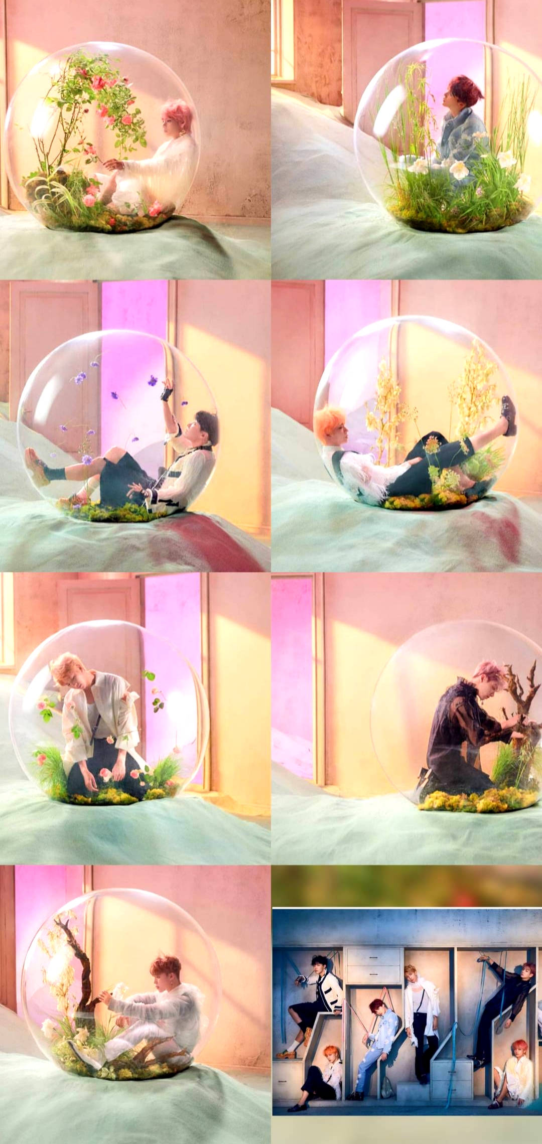 วอลเปเปอร์ล็อคสกรีน BTS Love Yourself: Answer วอลเปเปอร์