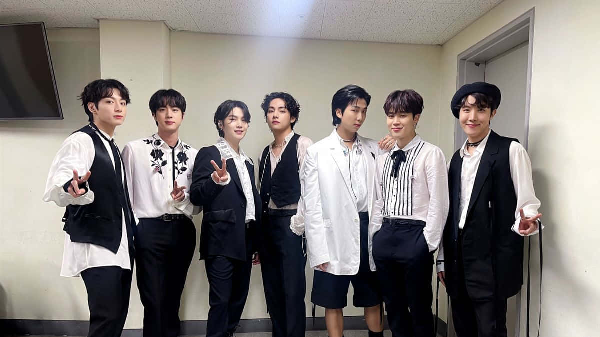 ภาพ BTS ขาวดำ วอลเปเปอร์