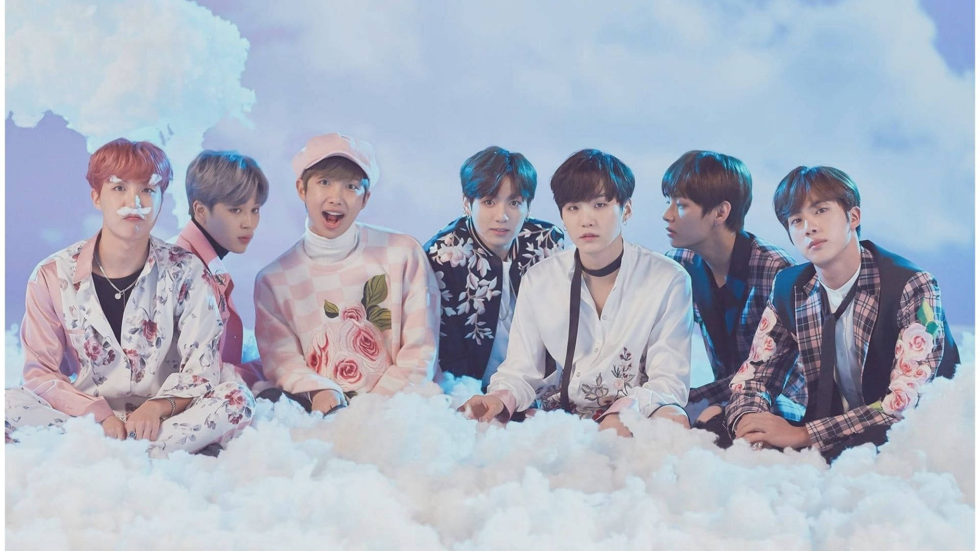 วอลเปเปอร์เดสก์ท็อป BTS หิมะเทียม วอลเปเปอร์