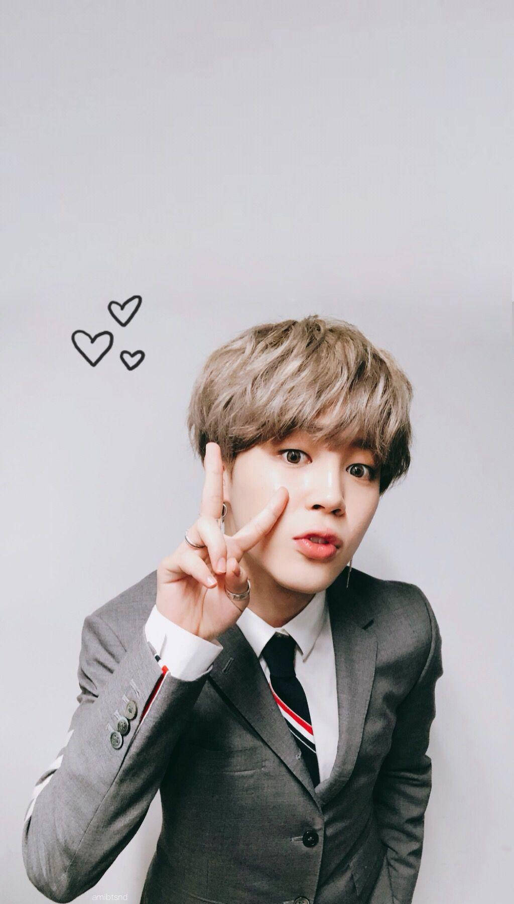 น่ารัก BTS จีมินในชุดยูนิฟอร์ม วอลเปเปอร์