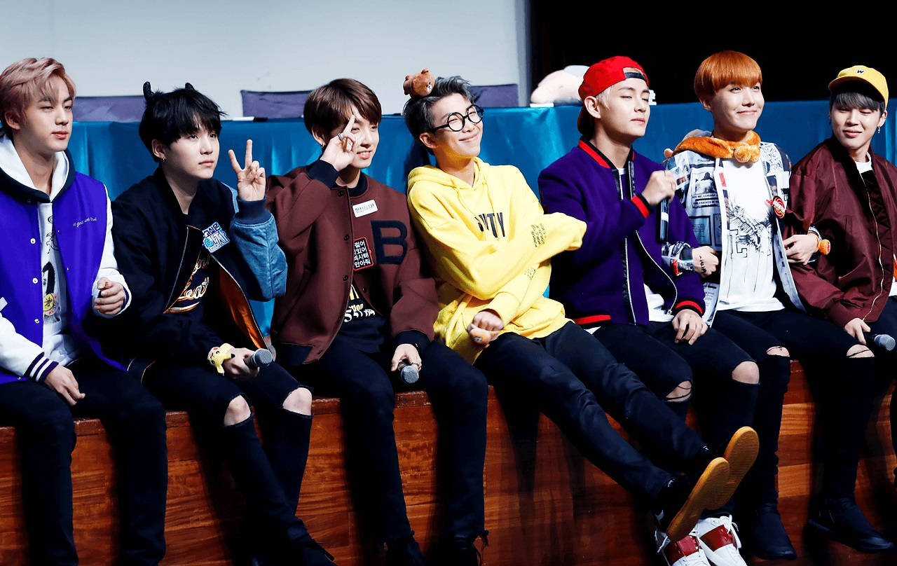 ภาพน่ารักของ BTS ในงานแฟนมีต วอลเปเปอร์