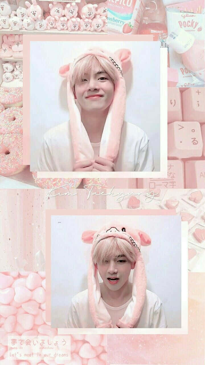 BTS V โพสท่าให้กล้อง วอลเปเปอร์