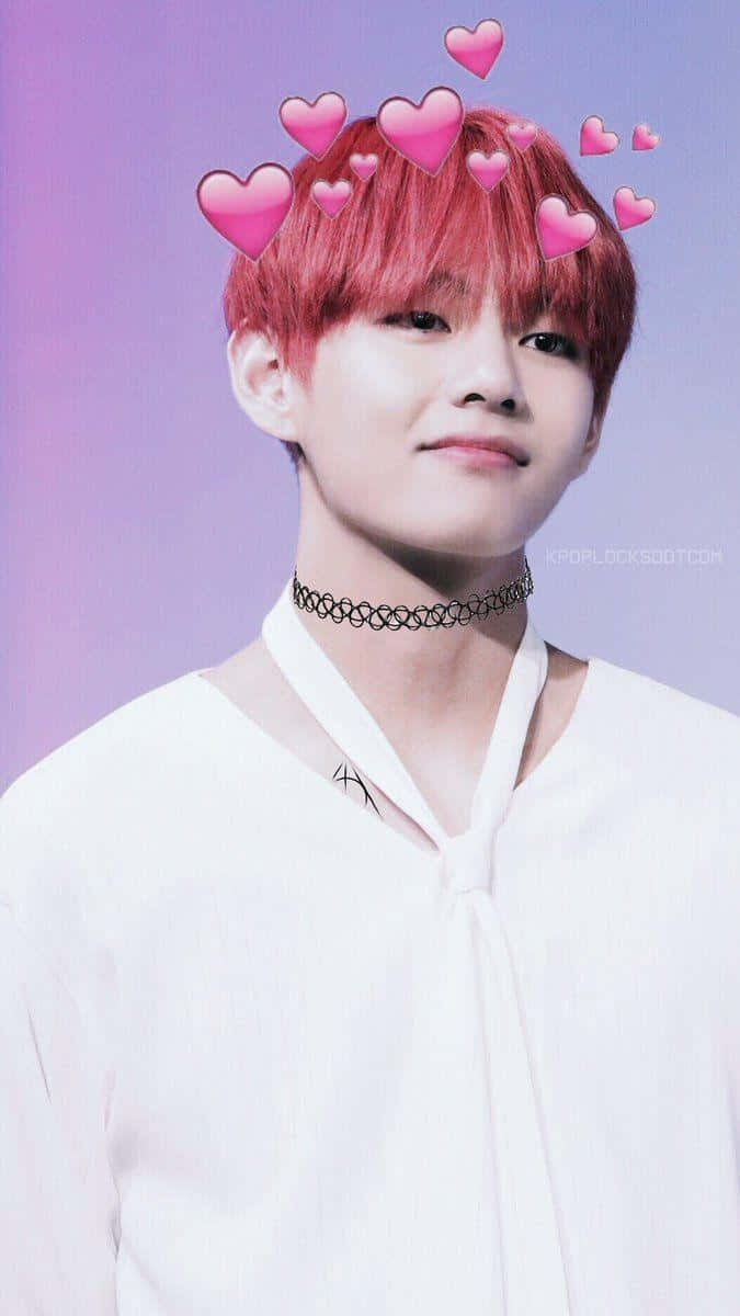 Bts V หล่อเหลาและโพสท่าถ่ายรูป วอลเปเปอร์