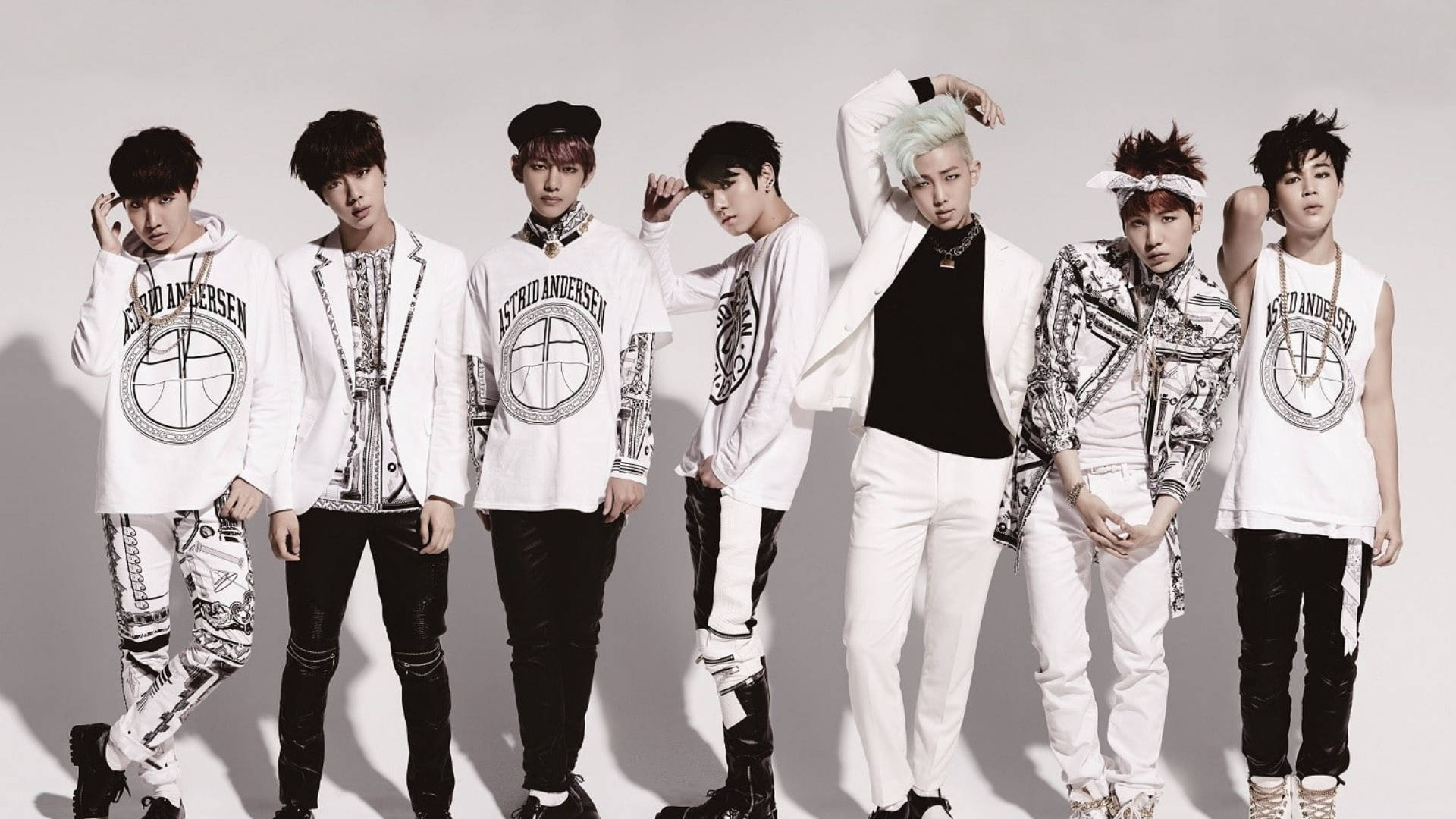 วอลเปเปอร์ BTS สุดเท่สำหรับแล็ปท็อป Wake Up Album วอลเปเปอร์