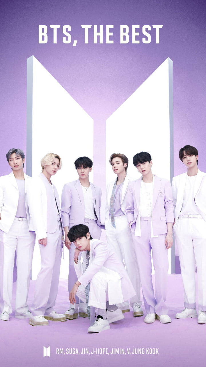 BTS ชุดม่วงสวยงาม — สีม่วง วอลเปเปอร์