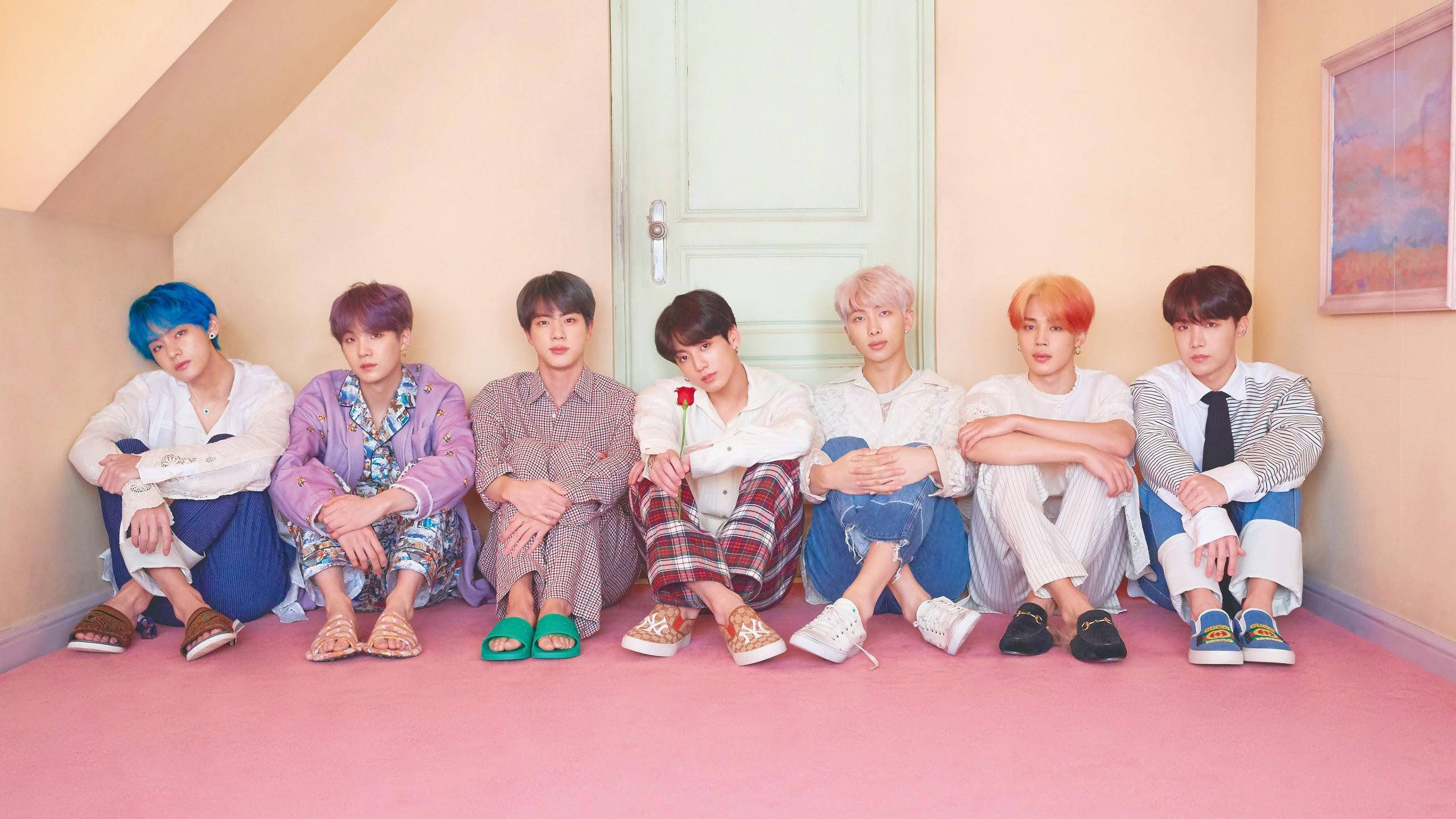 BTS ห้องพาสเทล 2020 วอลเปเปอร์