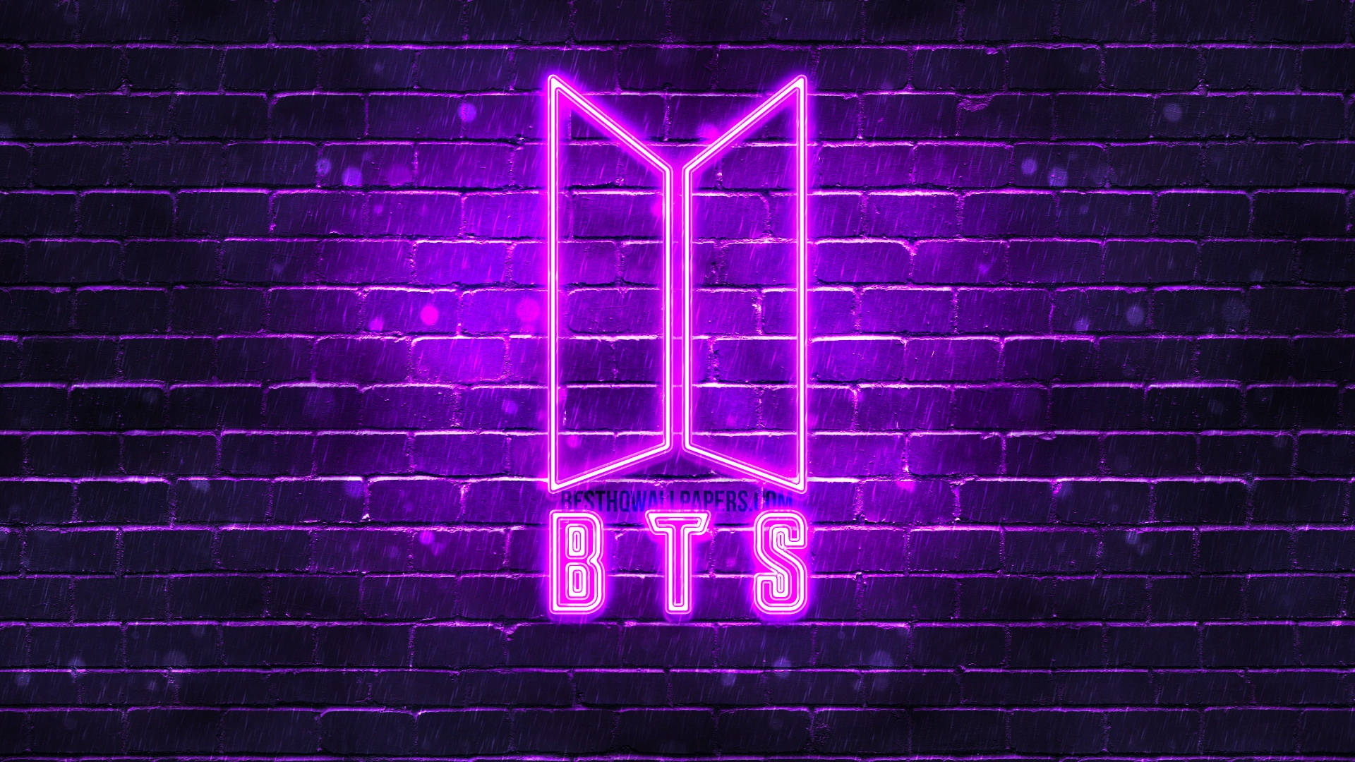 BTS อิฐสีม่วงแนวสวยงาม วอลเปเปอร์