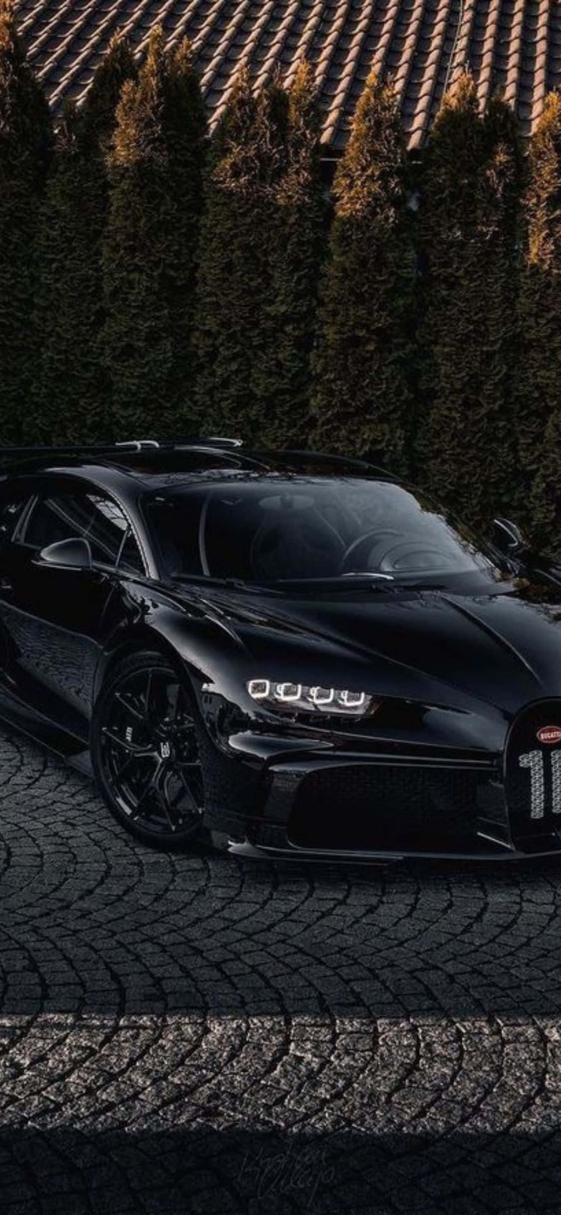 Bugatti Veyron บน iPhone Xs ใหม่ วอลเปเปอร์