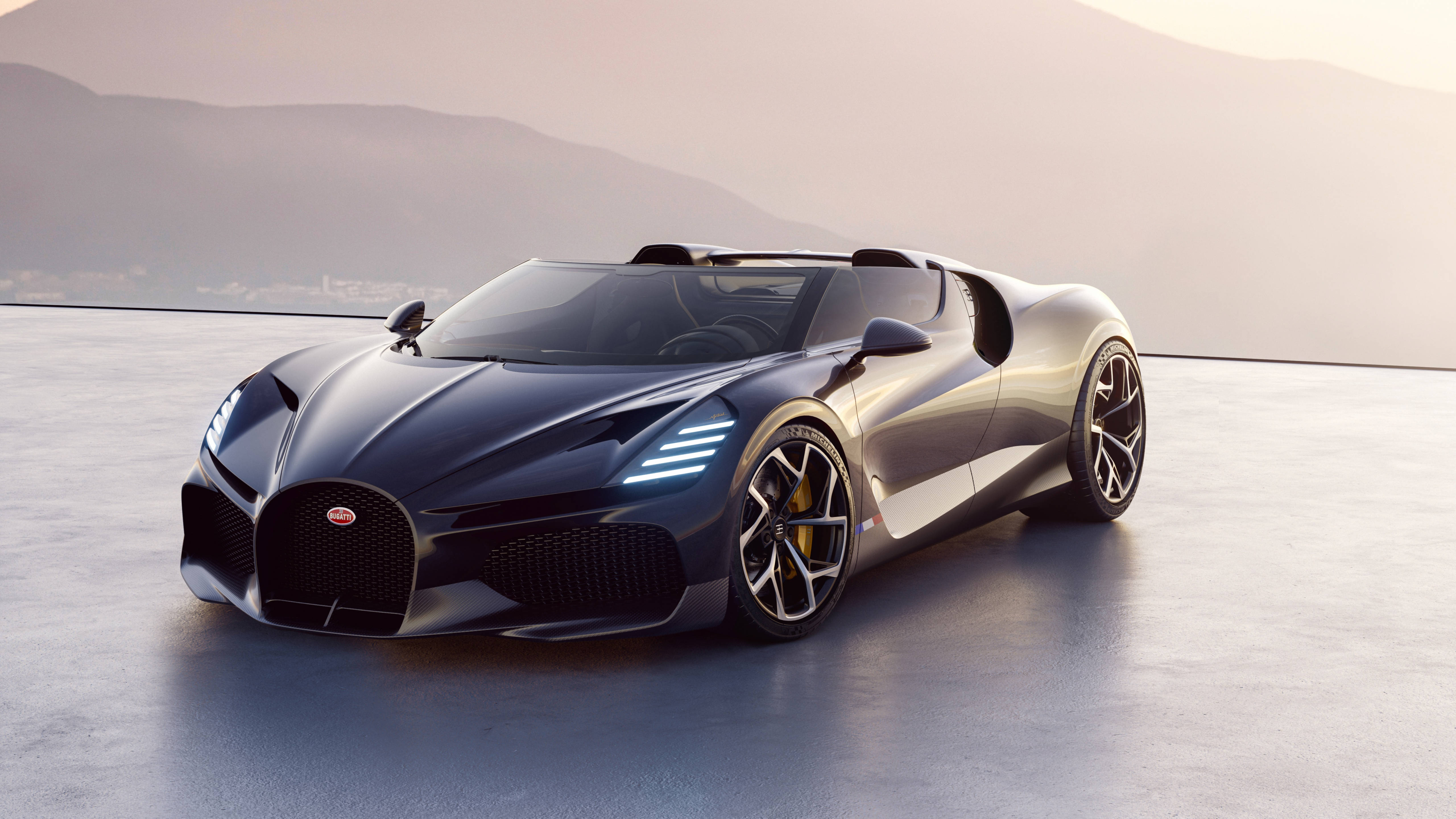 Bugatti W16 Mistral 4K รถสำหรับแล็ปท็อป วอลเปเปอร์