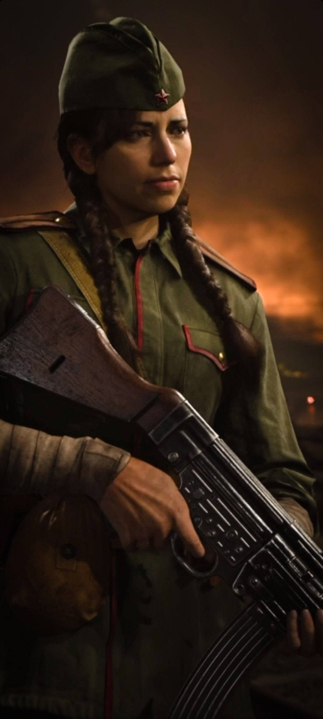 ภาพเหมือนนายพลหญิง Call Of Duty Vanguard วอลเปเปอร์