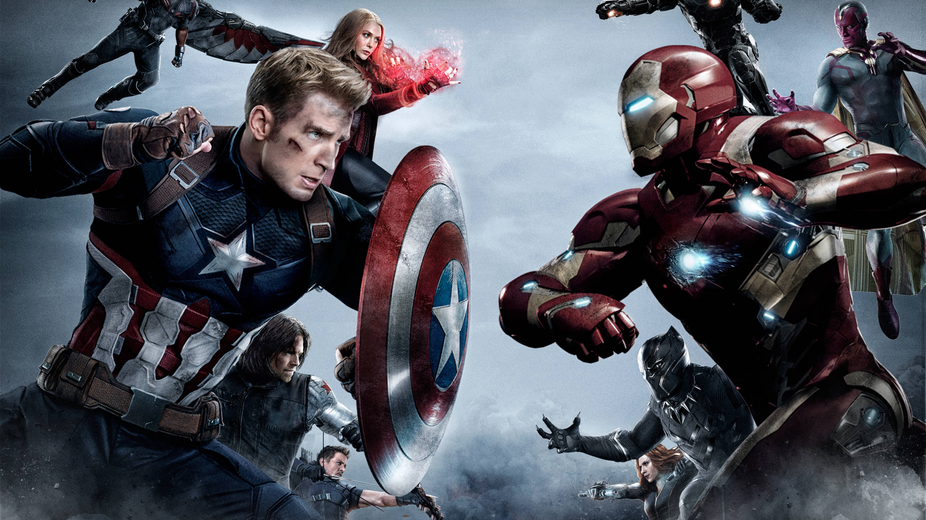 โปสเตอร์สุดหม่น Captain America Civil War วอลเปเปอร์