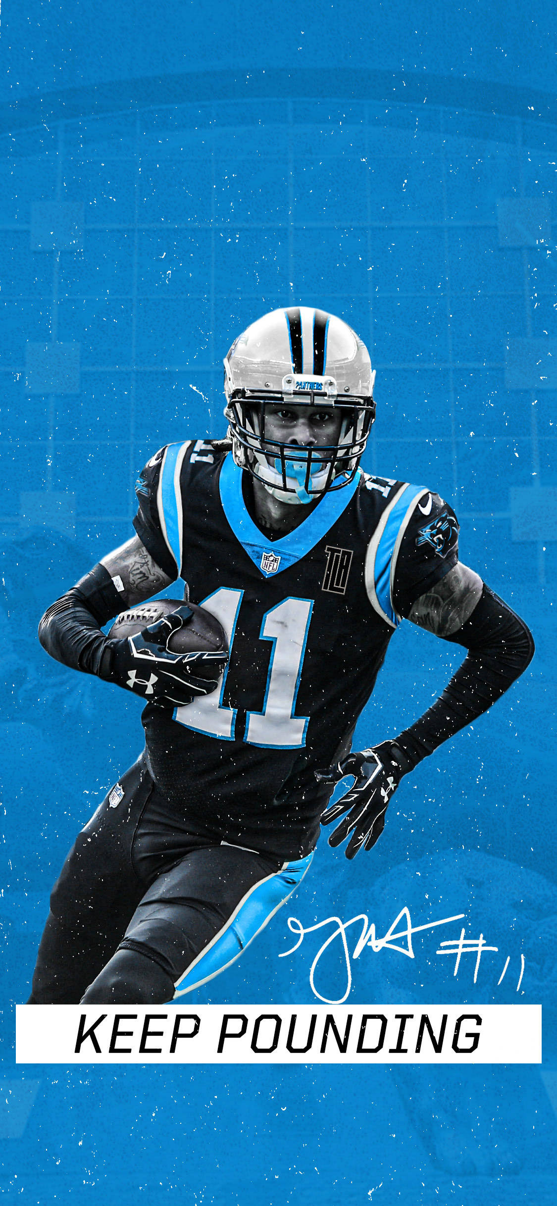 Carolina Panthers หมายเลข 11 วอลเปเปอร์