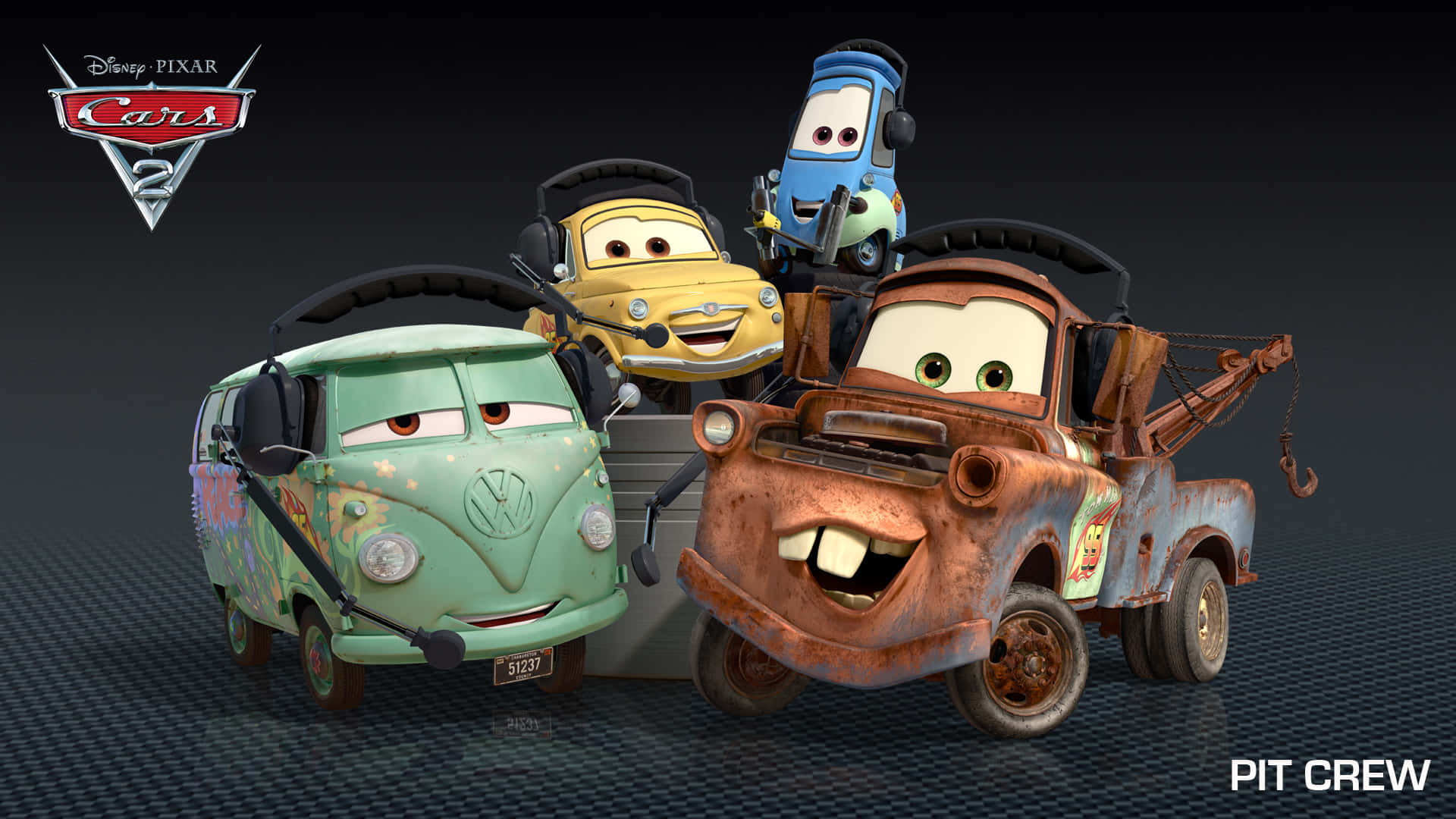 Cars 2: Lightning McQueen นำขบวน วอลเปเปอร์