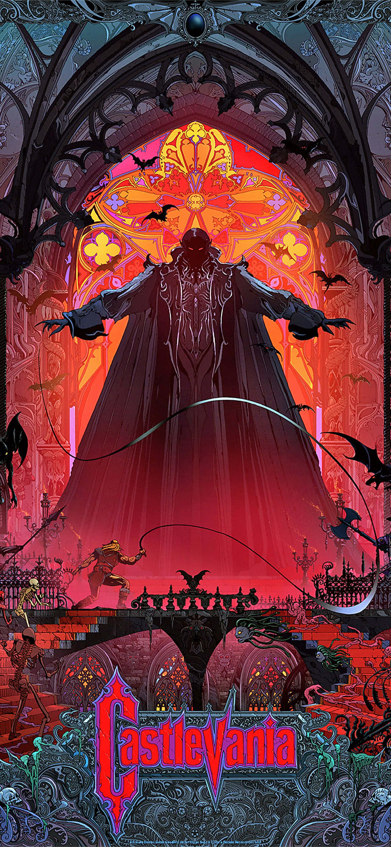 ปราสาทกอธิคใต้แสงจันทร์ - ภาพจาก Castlevania วอลเปเปอร์