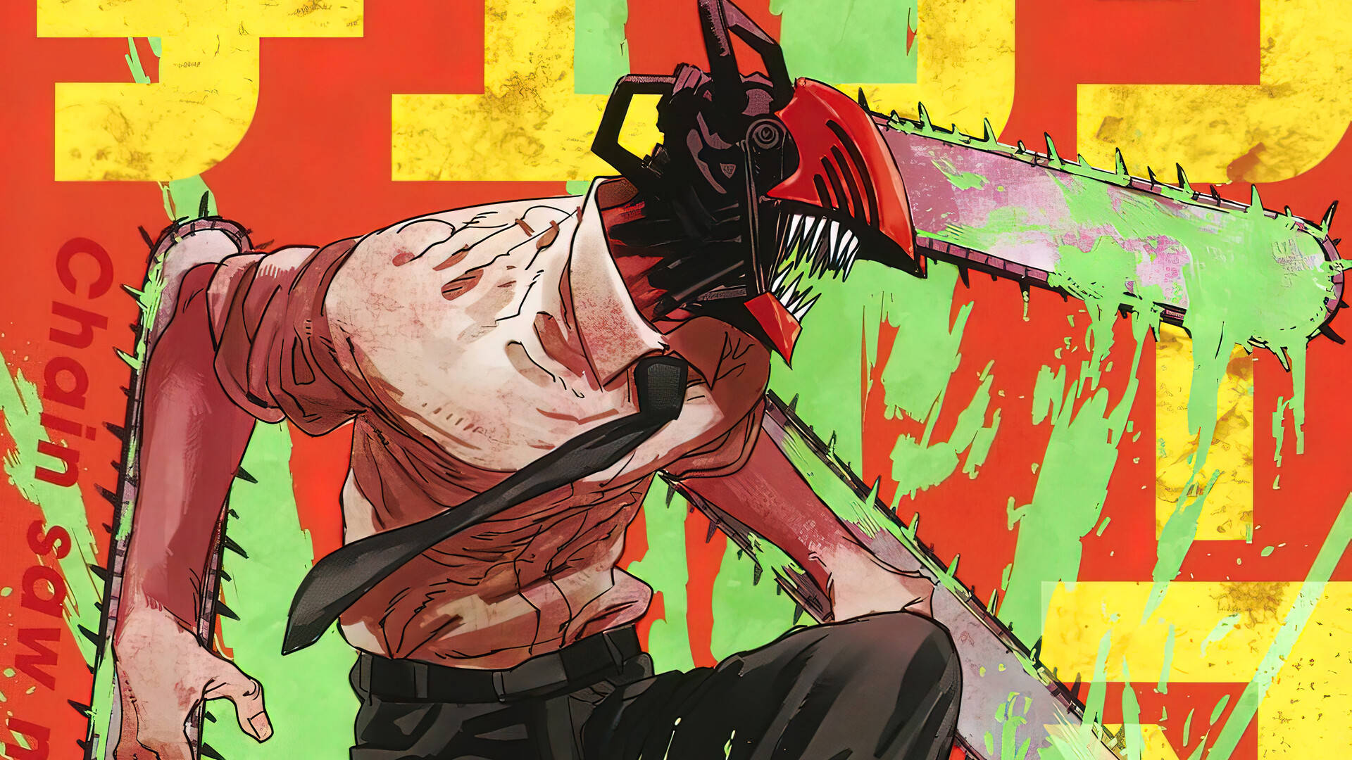 อนิเมะ Chainsaw Man เดนจิ วอลเปเปอร์