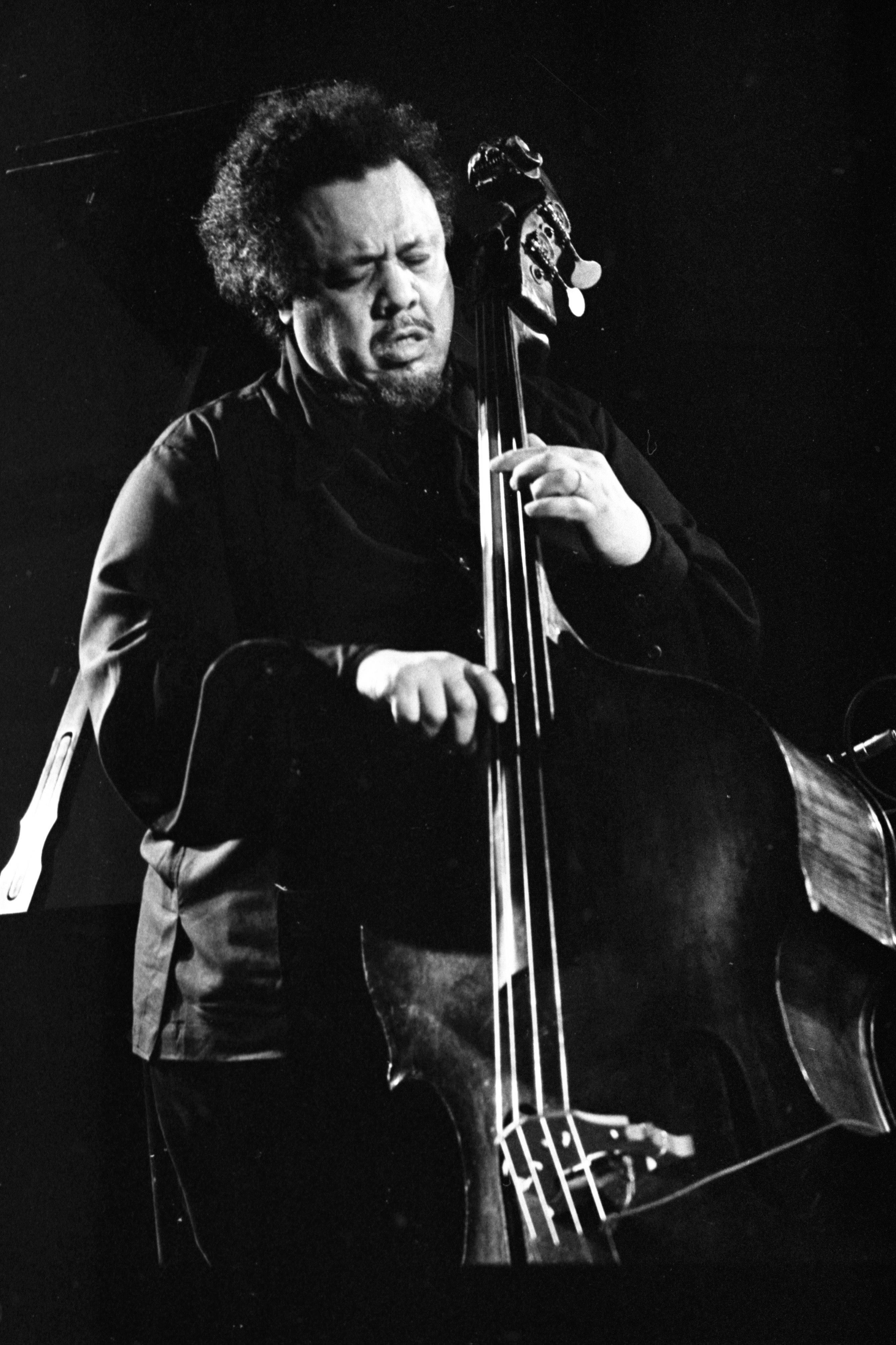 Charles Mingus เล่นกีตาร์เบสอย่างมีจิตวิญญาณ วอลเปเปอร์