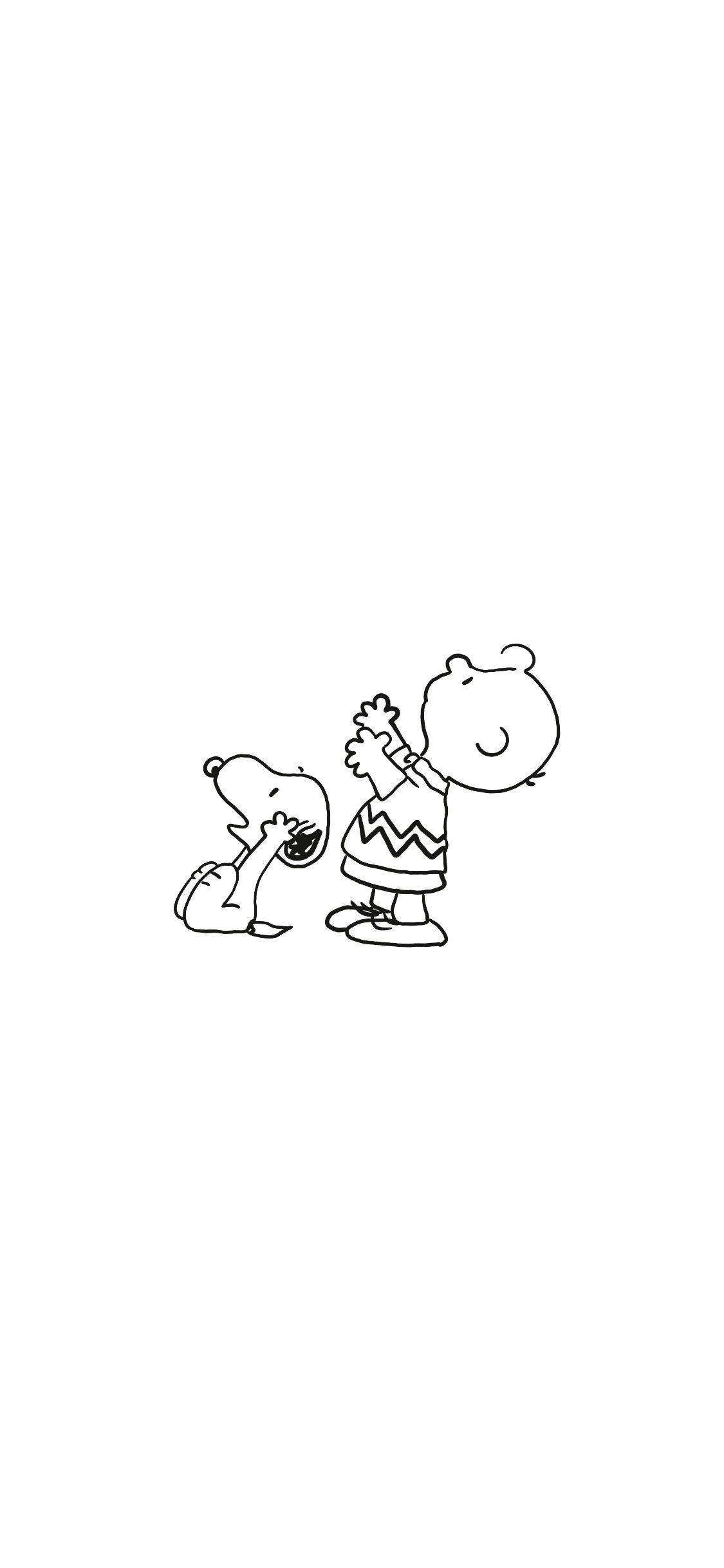 โครงร่าง Charlie Brown Snoopy วอลเปเปอร์