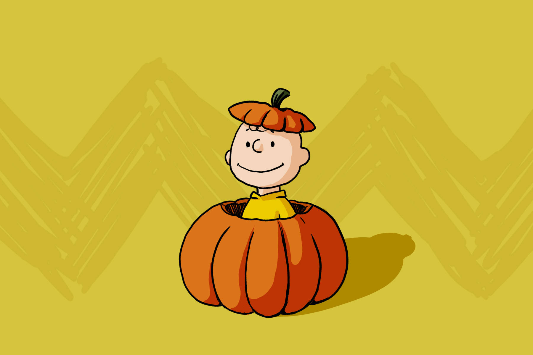 Charlie Brown ในฟักทองฮาโลวีน วอลเปเปอร์