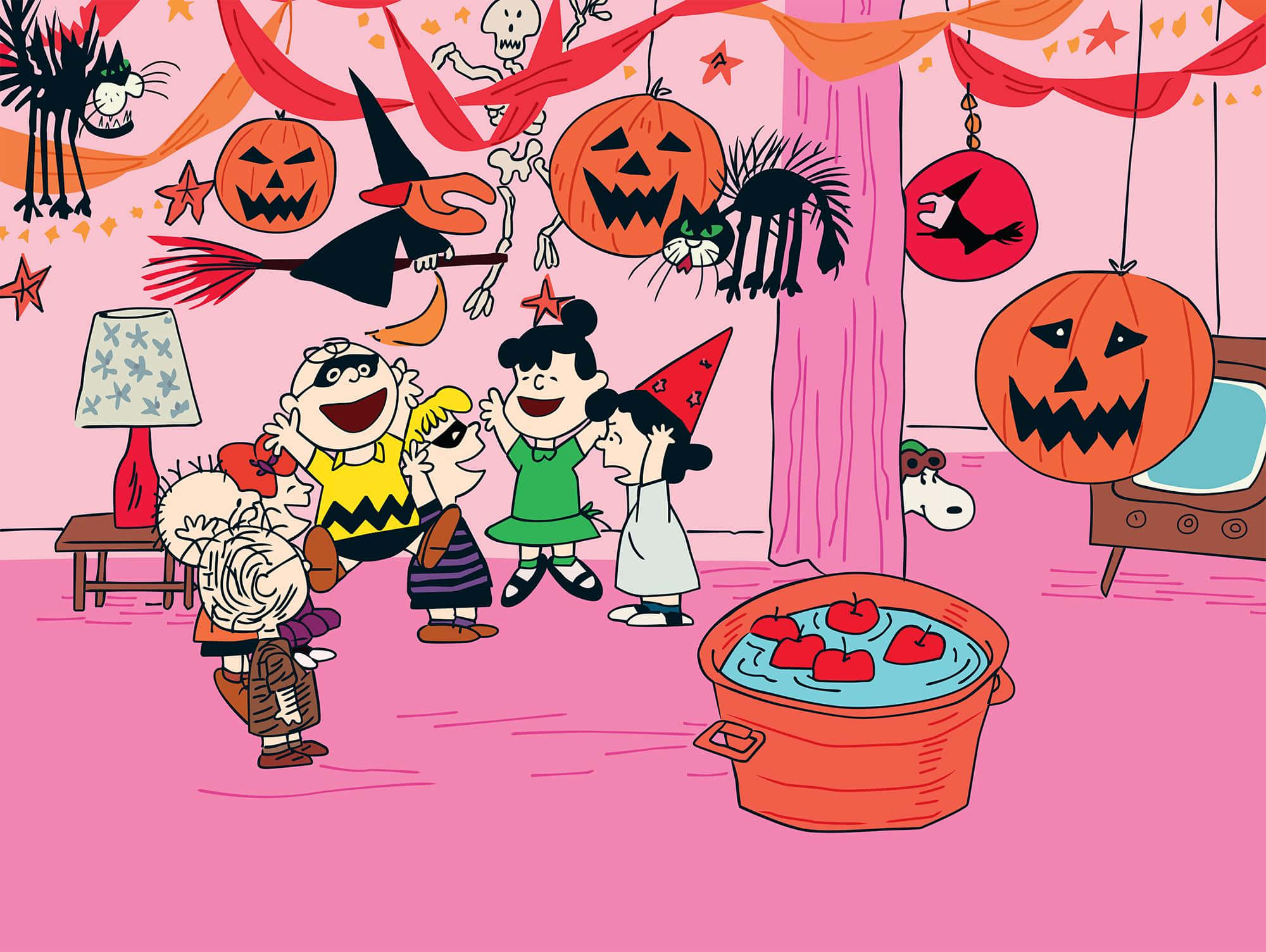 Charlie Brown ฉลองวันฮาโลวีนสุดโปรดของเขา! วอลเปเปอร์