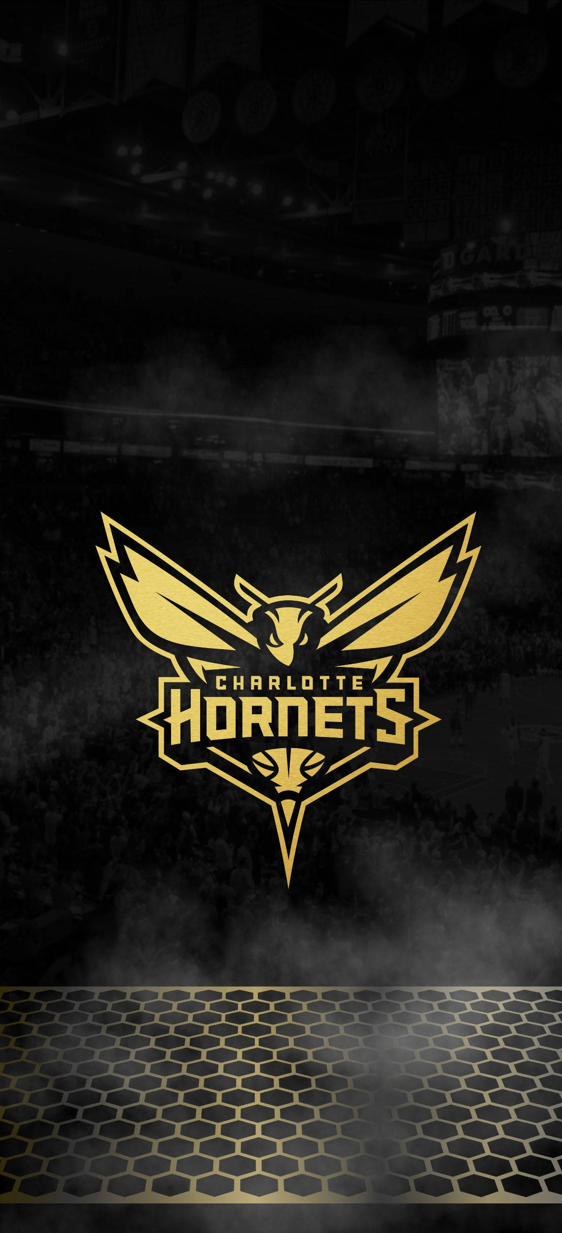 Charlotte Hornets สีดำ วอลเปเปอร์