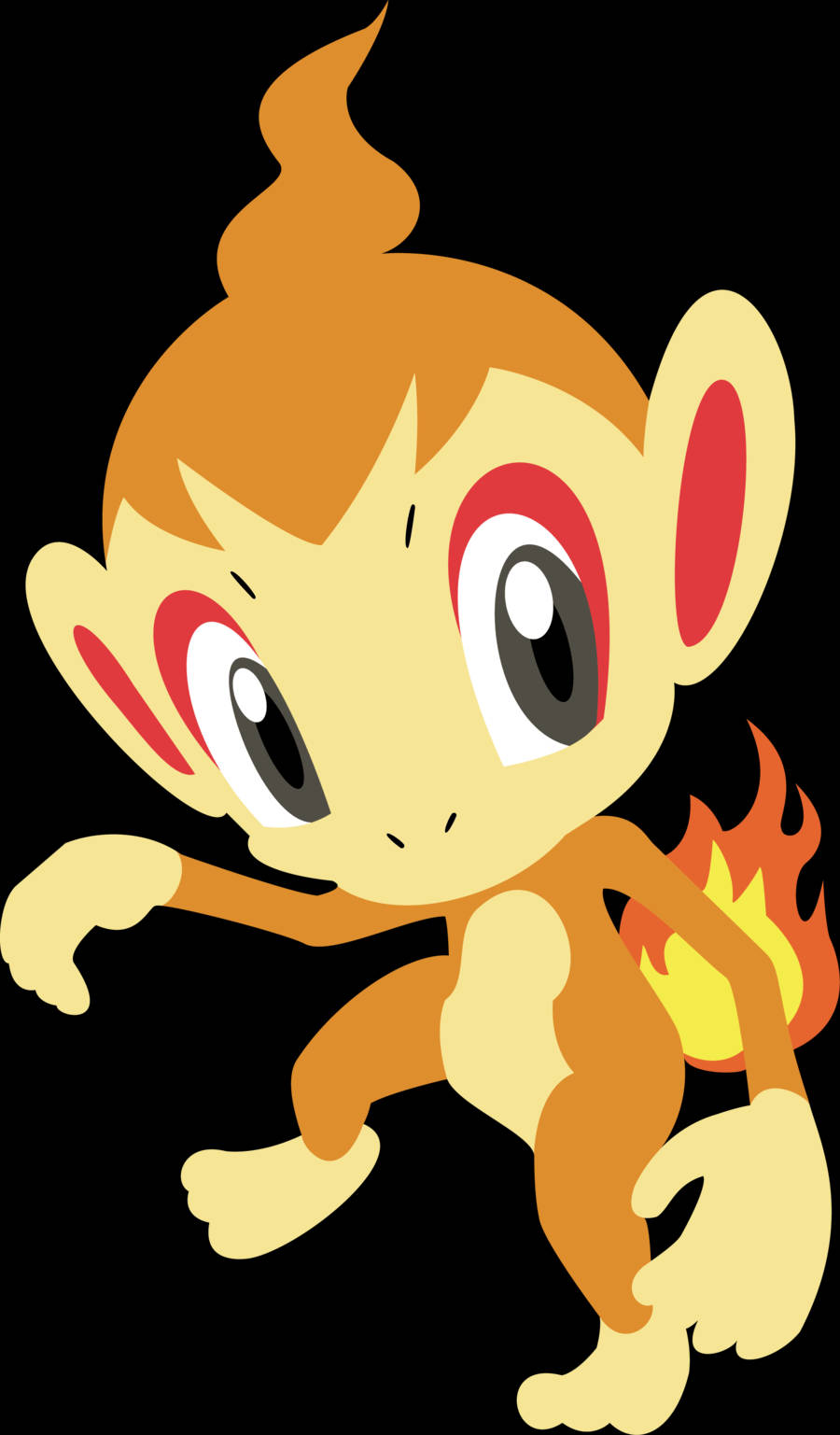 แฟนอาร์ตโปเกมอน Chimchar สุดเจ๋ง วอลเปเปอร์