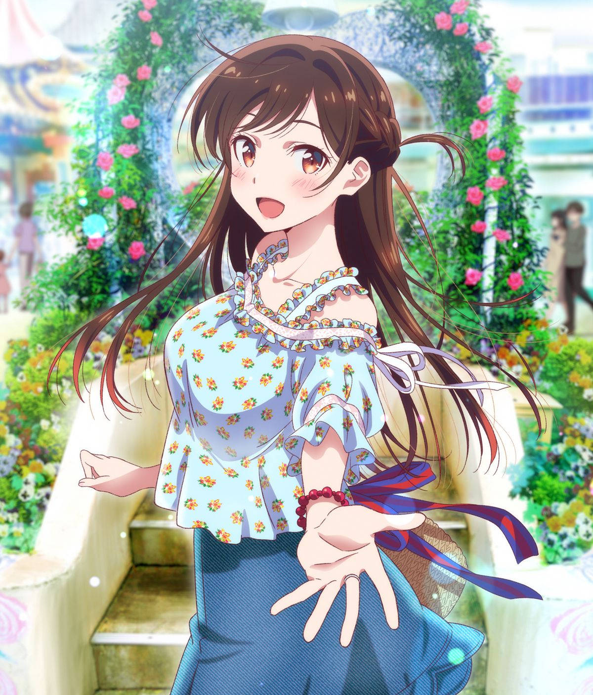 เดทของ Chizuru จาก Rent A Girlfriend วอลเปเปอร์