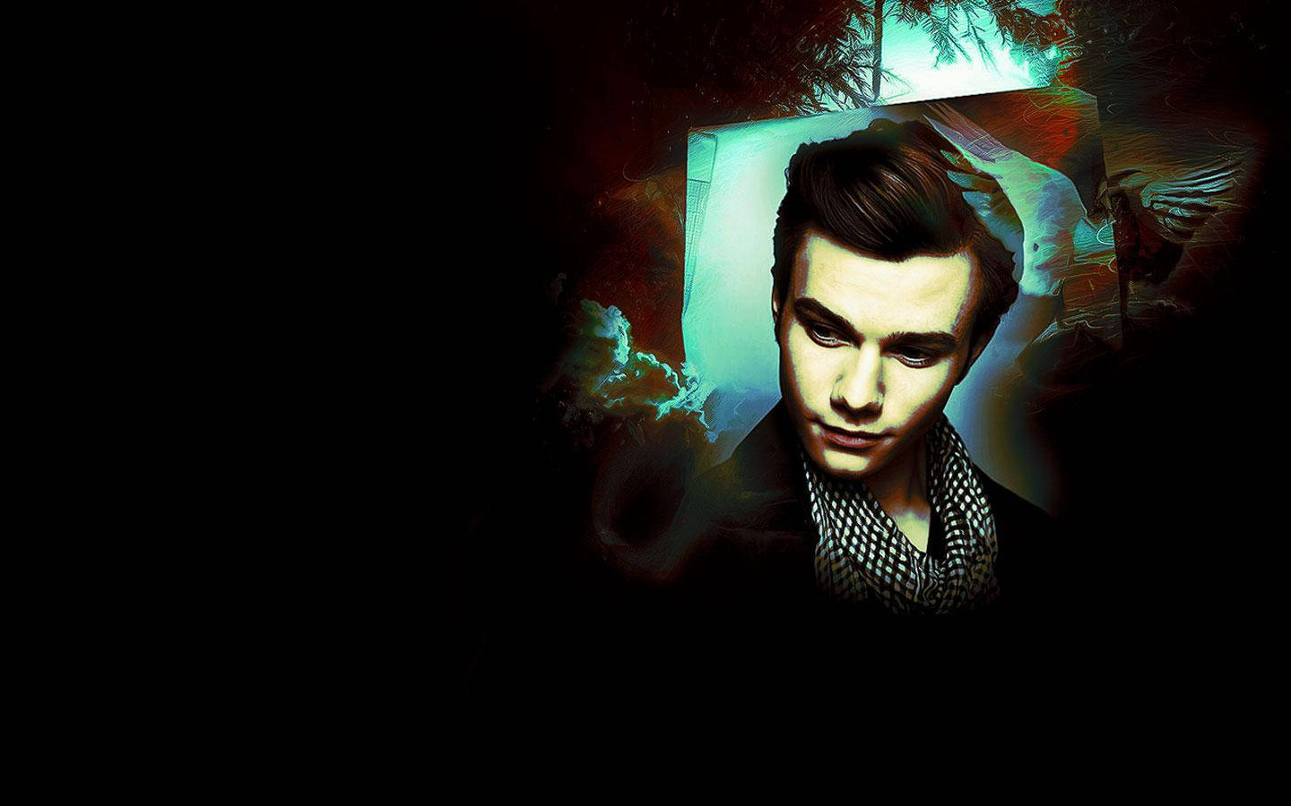 นักแสดง Chris Colfer ในแสงดรามา วอลเปเปอร์