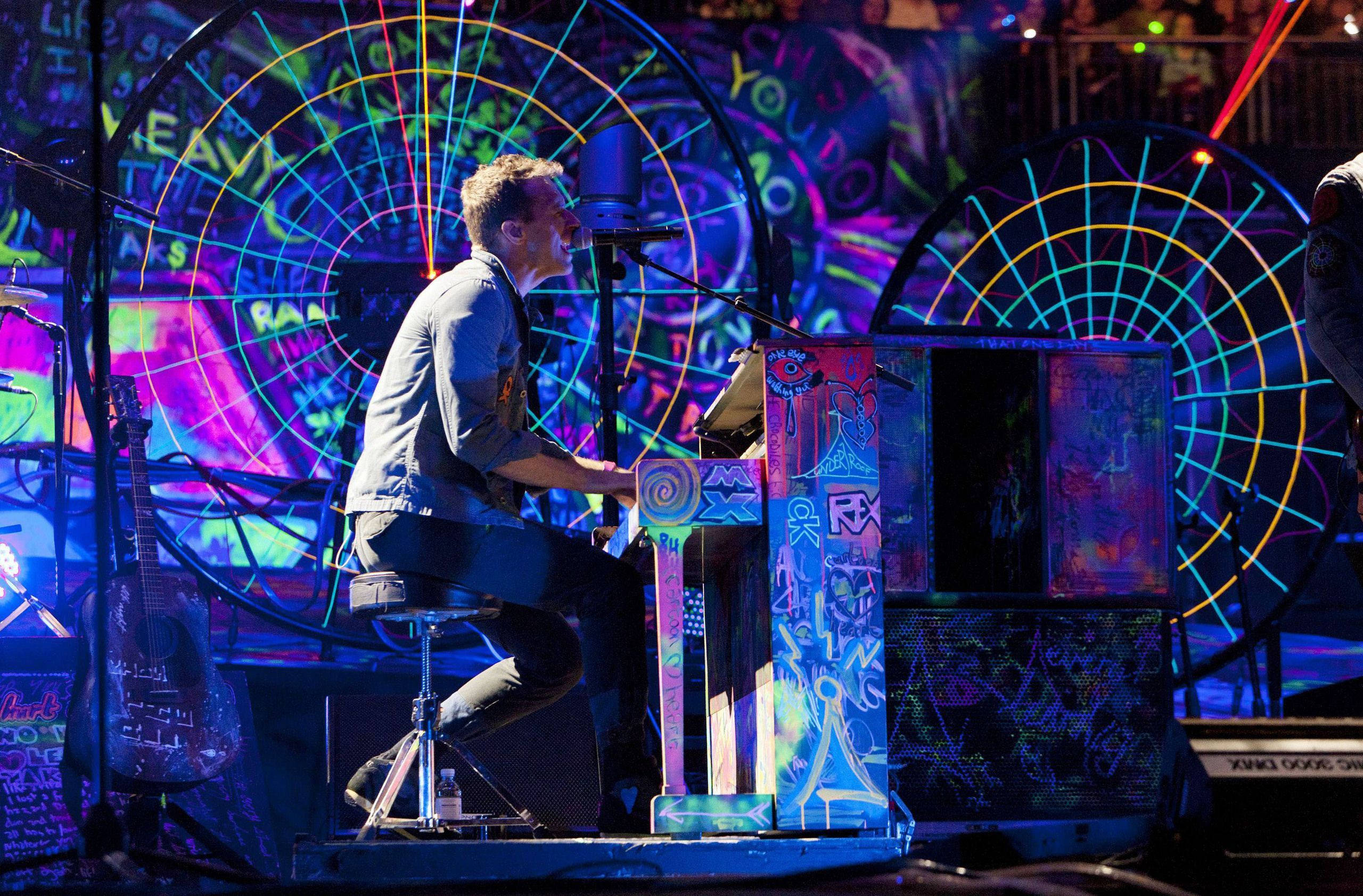Chris Martin Mylo Xyloto วอลเปเปอร์