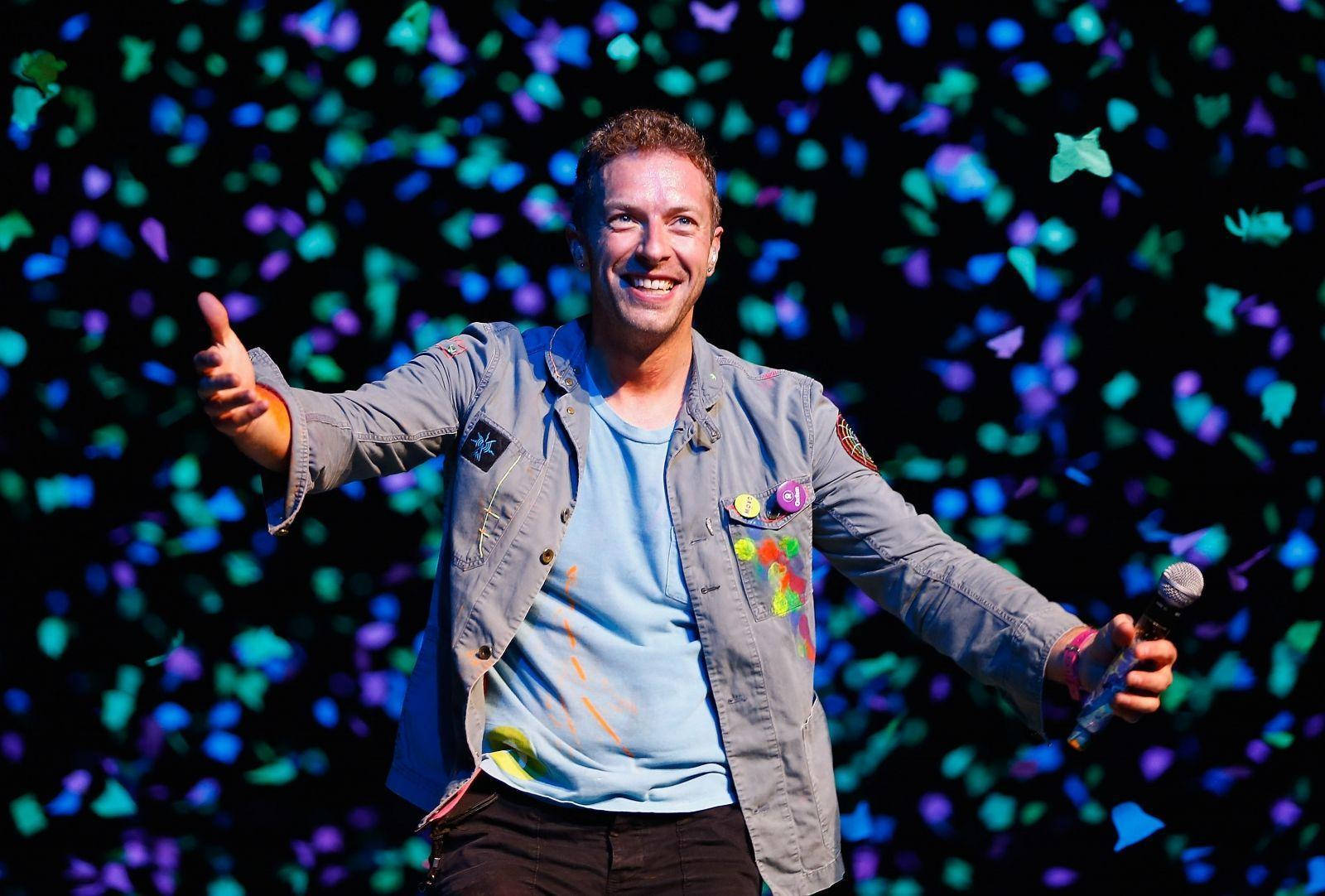 Chris Martin ในโอ๊คแลนด์ วอลเปเปอร์