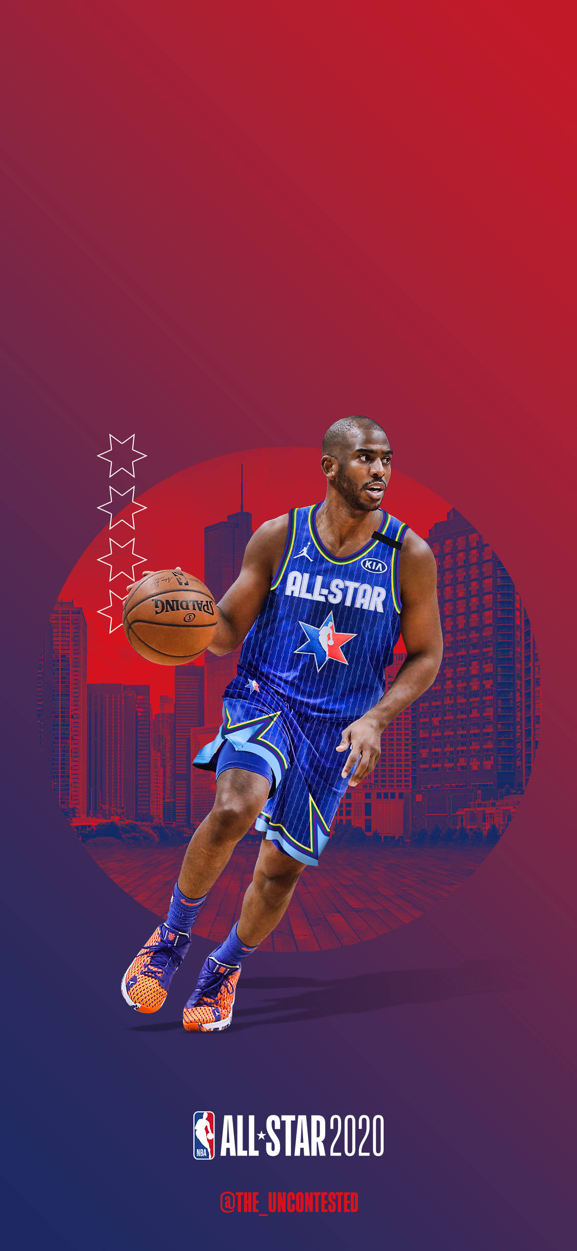 Chris Paul เสื้อ All-Star วอลเปเปอร์