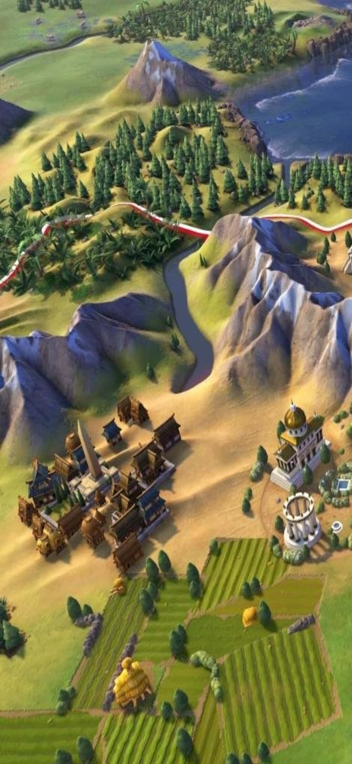 การเดินทางเริ่มต้น – สำรวจโลกแห่งความเป็นไปได้กับ Civilization V และ iPhone X วอลเปเปอร์
