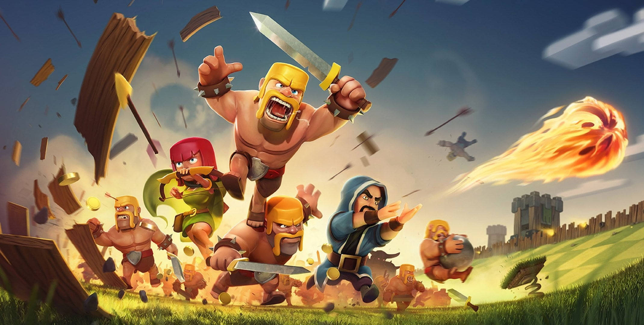 สนามรบอลหม่านของ Clash of Clans วอลเปเปอร์