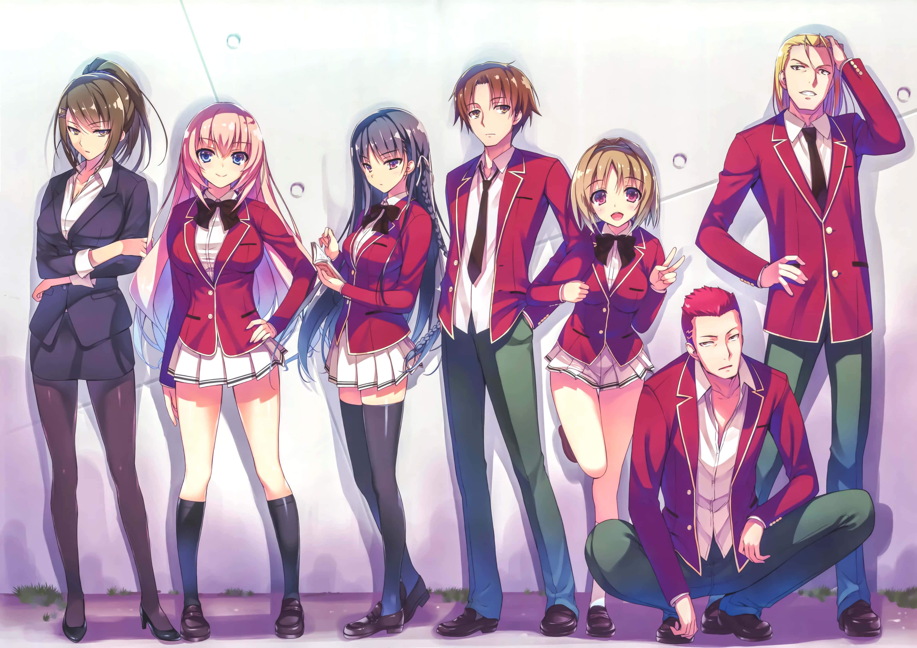 กลุ่มอนิเมะ Classroom Elite วอลเปเปอร์