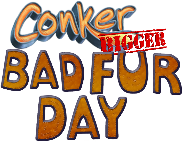 โลโก้ Conker Bad Fur Day วอลเปเปอร์