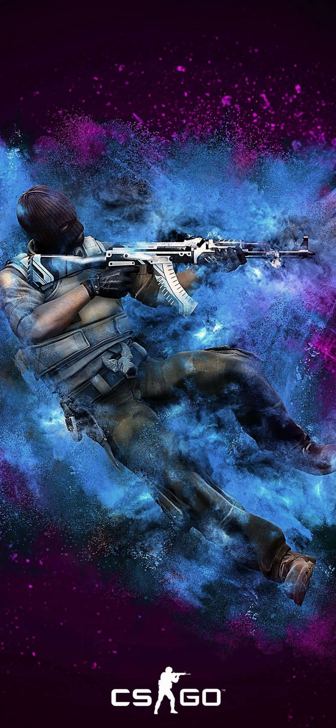 เพลิดเพลินกับการต่อสู้ใน Counter-Strike Global Offensive ด้วยคุณภาพภาพอันน่าทึ่งของ iPhone Xs วอลเปเปอร์