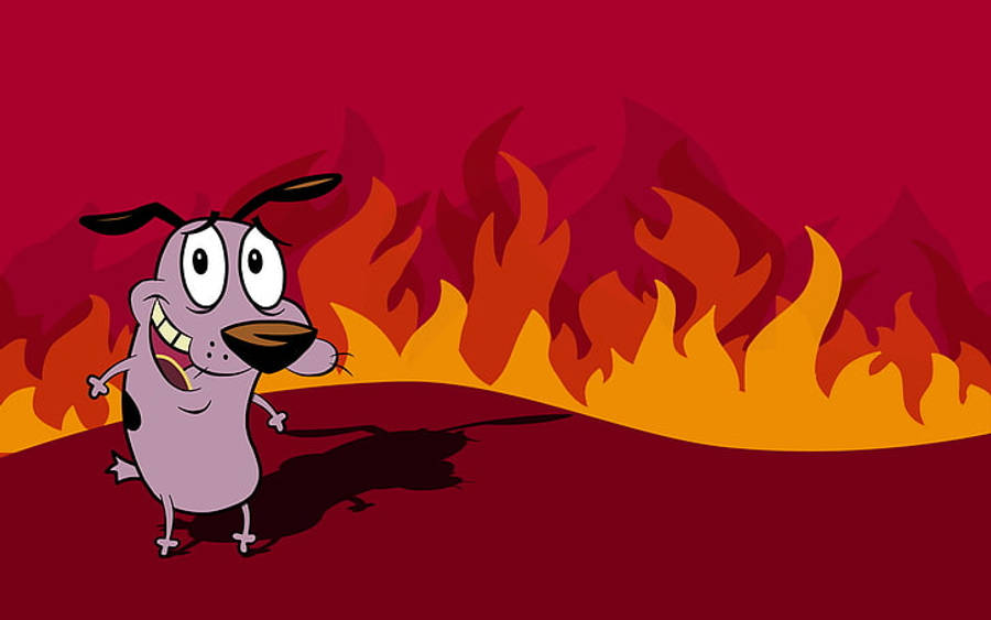 Courage the Cowardly Dog 4K การ์ตูน วอลเปเปอร์