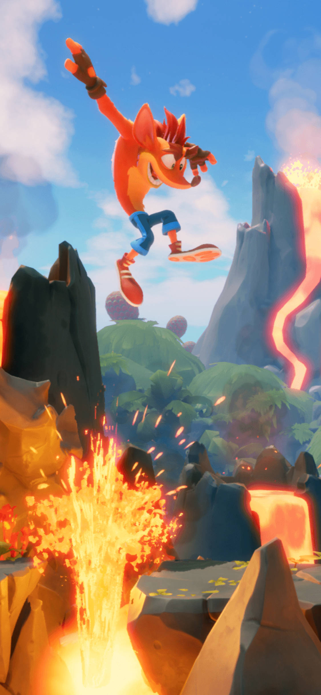 Crash Bandicoot ลาวา วอลเปเปอร์