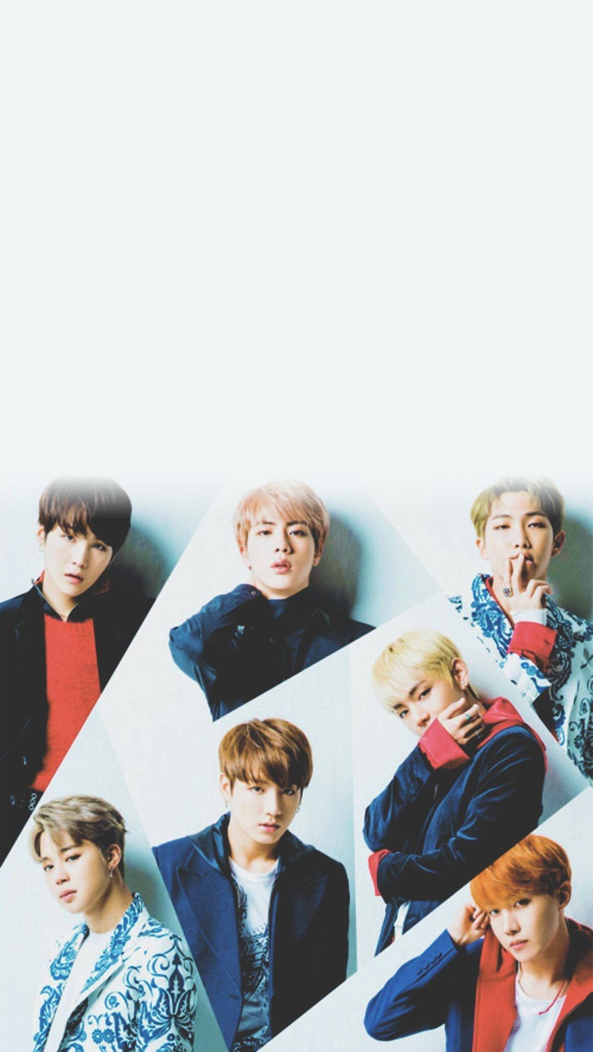ภาพรวมคอลลาจสวยงามสำหรับล็อคสcreens Bts วอลเปเปอร์